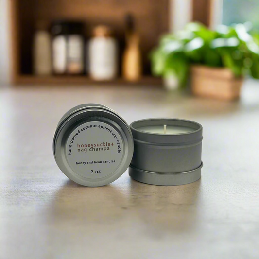 Honeysuckle + Nag Champa • 2 oz • Scented Candle