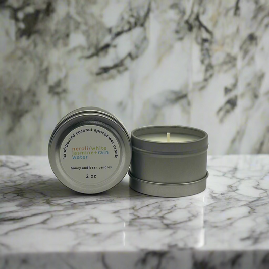 Neroli and White Jasmine + Rain Water • 2oz • Scented Candle
